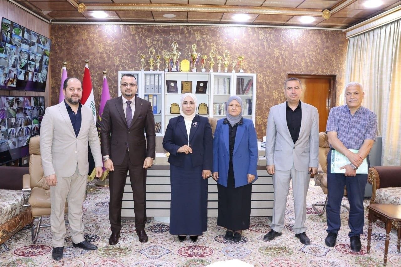 Visit of the Ministerial Committee Assigned to Evaluate the Academic Status of Veterinary Medicine Colleges to the College of Veterinary Medicine / University of Fallujah