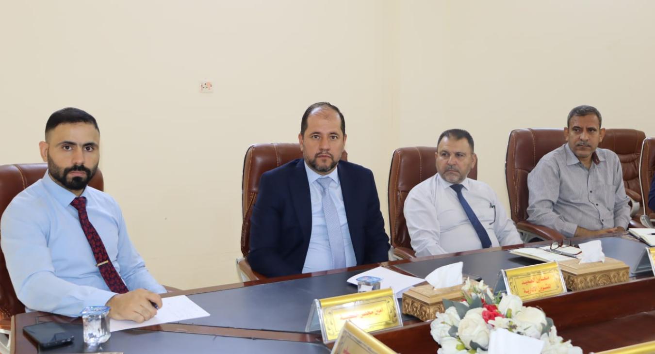 The Faculty of Veterinary Medicine held its first open council meeting for the academic year 2025-2026 on Monday, September 8, 2025, under the chairmanship of Assistant Professor Dr. Hadeel Mohammed Fayyad, with the presence of the faculty council members. The meeting focused on reviewing the academic plans for the new academic year, assigning courses to the teaching staff, and monitoring the requirements for program accreditation, ensuring the quality of education and the advancement of students’ academic 