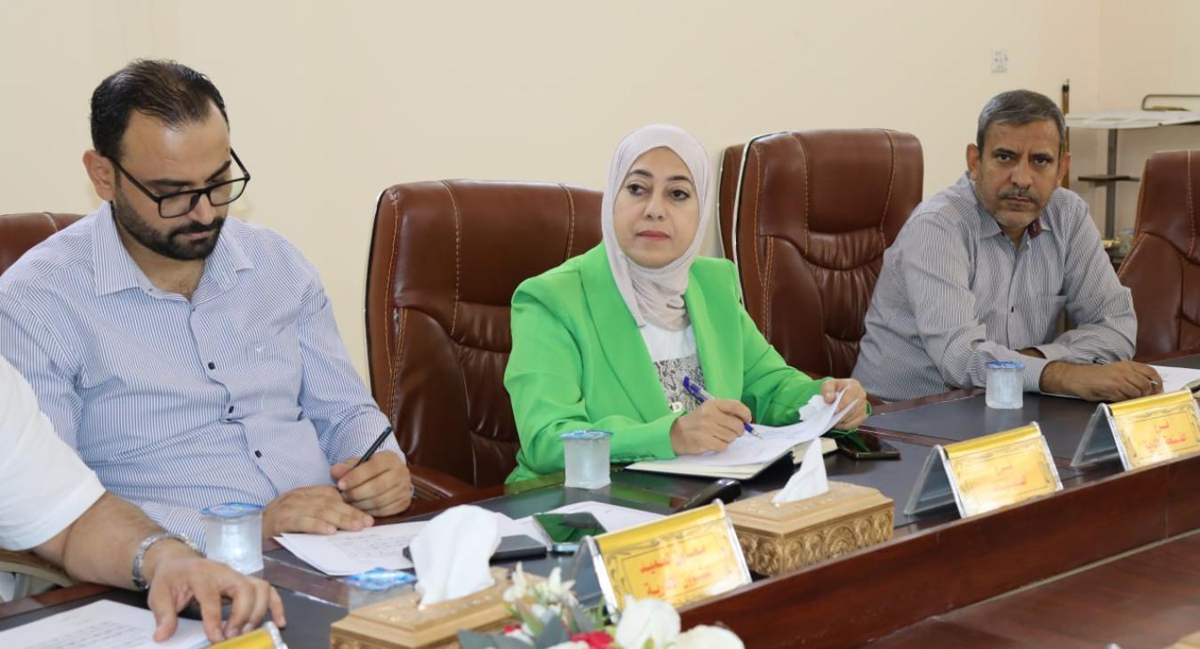 The Council of the College of Veterinary Medicine at the University of Fallujah convened its first open session – part two for the academic year 2025-2026 on Wednesday, September 17, 2025, under the chairmanship of Asst. Prof. Dr. Hadeel Mohammed Fayyadh, Dean of the College, with the attendance of the esteemed council members.  The session commenced with the discussion of several academic and scientific matters, during which the council approved the final examination results of the second round for the aca