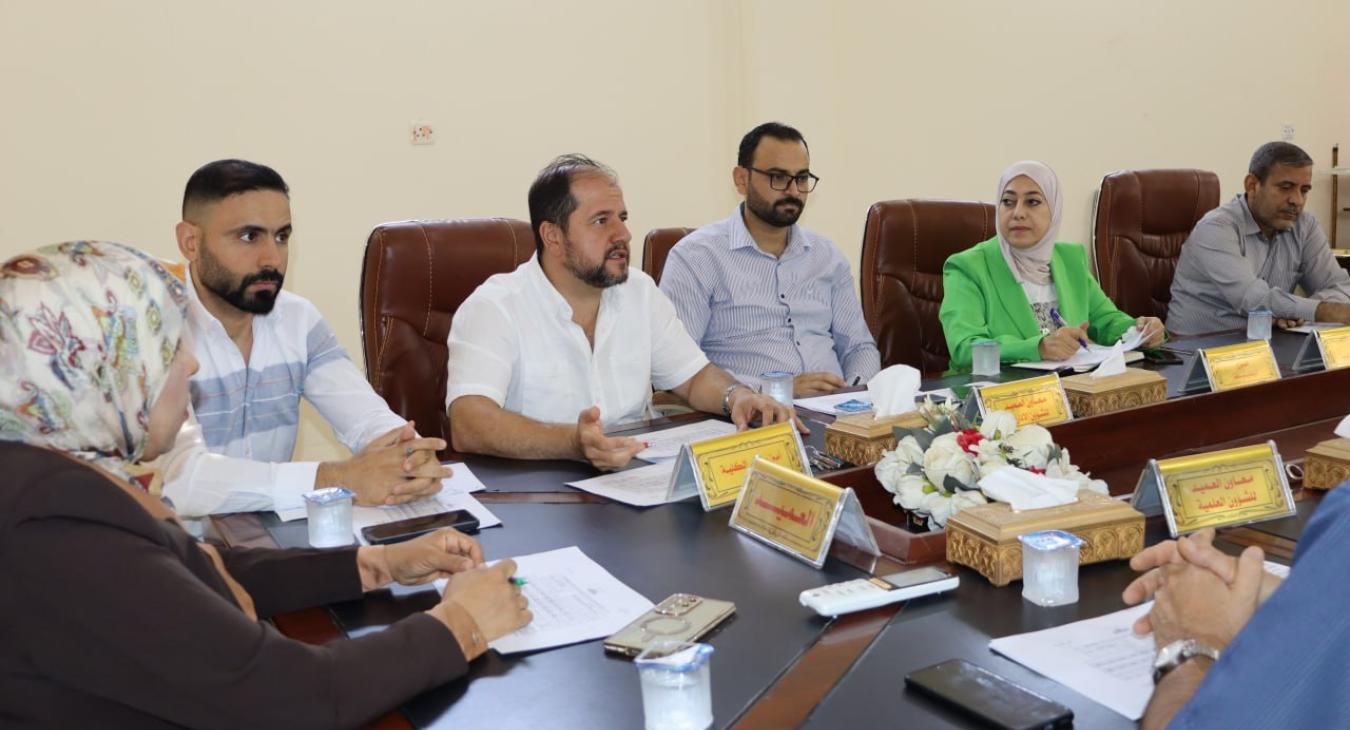 The Council of the College of Veterinary Medicine at the University of Fallujah convened its first open session – part two for the academic year 2025-2026 on Wednesday, September 17, 2025, under the chairmanship of Asst. Prof. Dr. Hadeel Mohammed Fayyadh, Dean of the College, with the attendance of the esteemed council members.  The session commenced with the discussion of several academic and scientific matters, during which the council approved the final examination results of the second round for the aca
