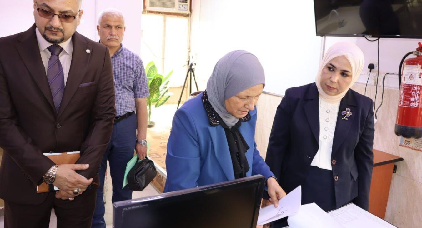 Visit of the Ministerial Committee Assigned to Evaluate the Academic Status of Veterinary Medicine Colleges to the College of Veterinary Medicine / University of Fallujah