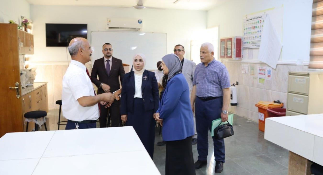 Visit of the Ministerial Committee Assigned to Evaluate the Academic Status of Veterinary Medicine Colleges to the College of Veterinary Medicine / University of Fallujah
