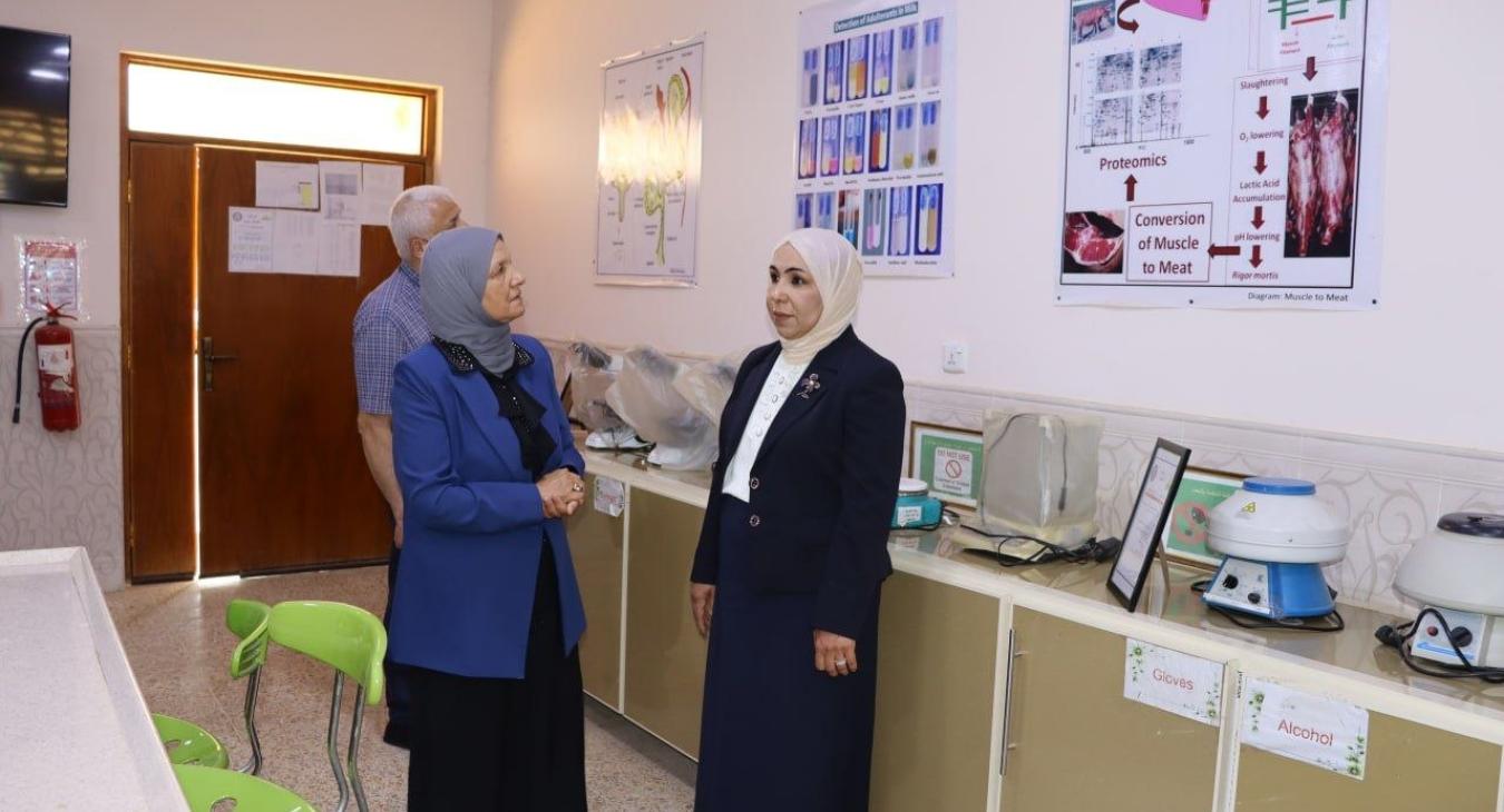 Visit of the Ministerial Committee Assigned to Evaluate the Academic Status of Veterinary Medicine Colleges to the College of Veterinary Medicine / University of Fallujah