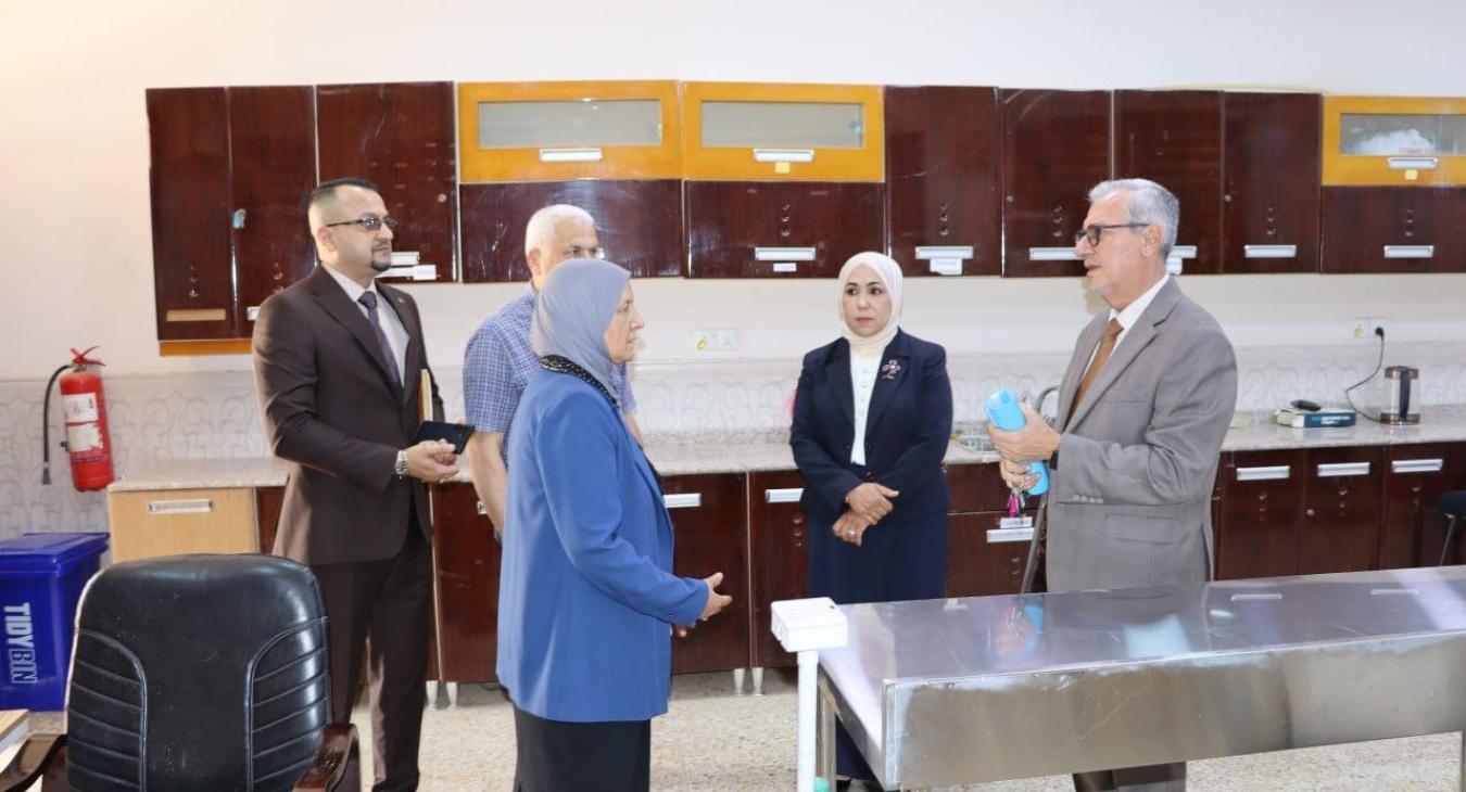 Visit of the Ministerial Committee Assigned to Evaluate the Academic Status of Veterinary Medicine Colleges to the College of Veterinary Medicine / University of Fallujah