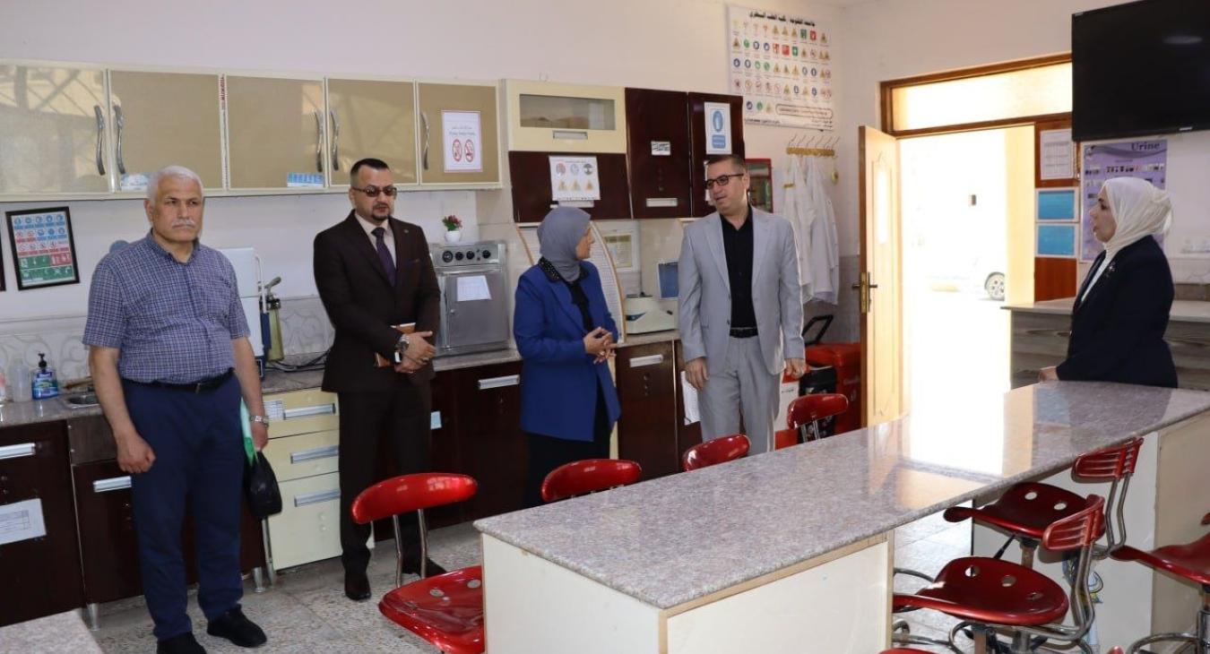 Visit of the Ministerial Committee Assigned to Evaluate the Academic Status of Veterinary Medicine Colleges to the College of Veterinary Medicine / University of Fallujah