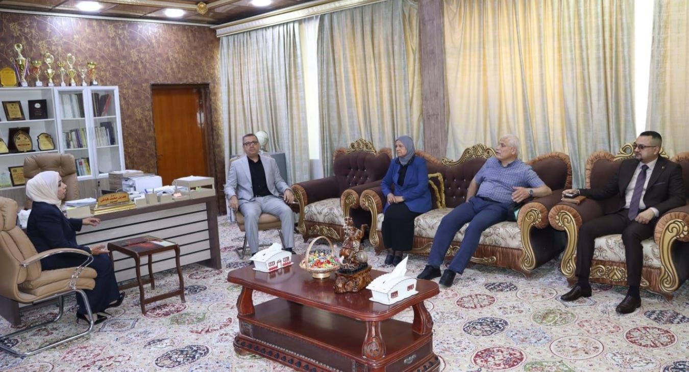 Visit of the Ministerial Committee Assigned to Evaluate the Academic Status of Veterinary Medicine Colleges to the College of Veterinary Medicine / University of Fallujah