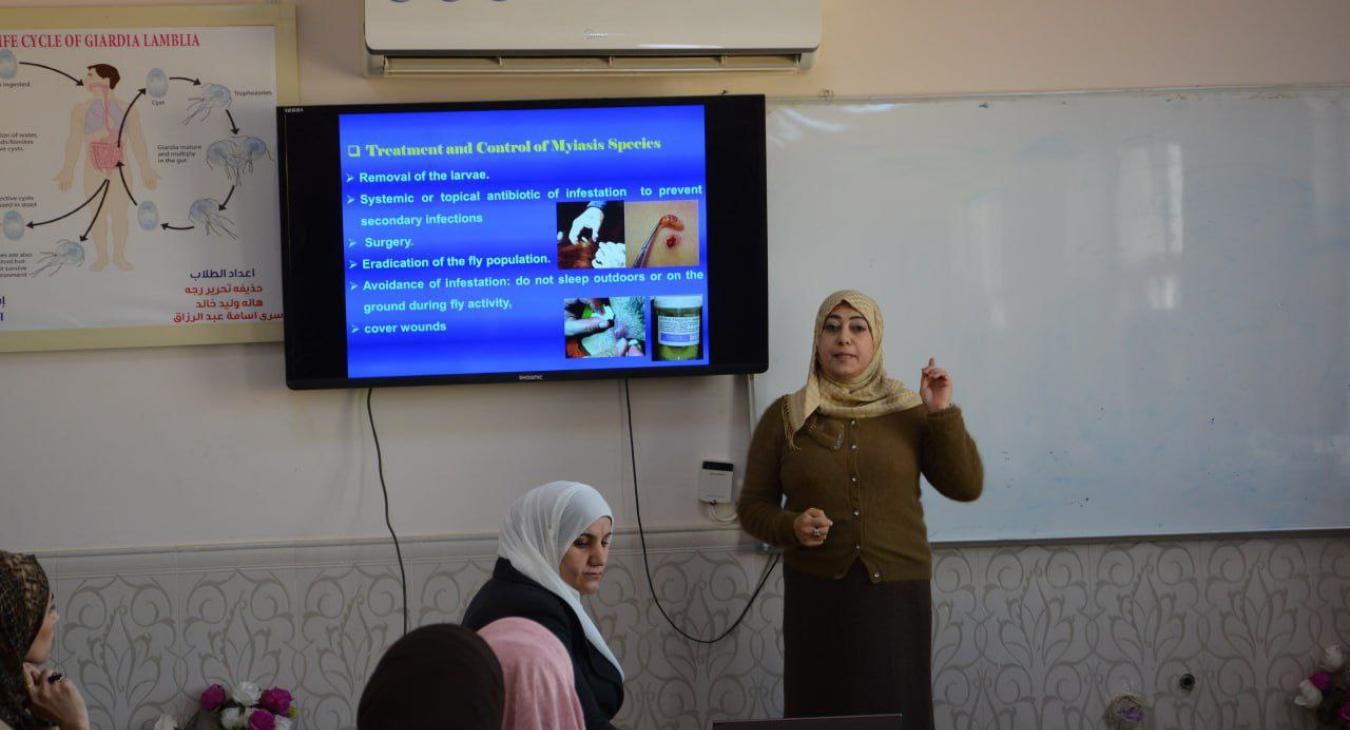 The launch of the external parasites diagnosis course at the College of Veterinary Medicine