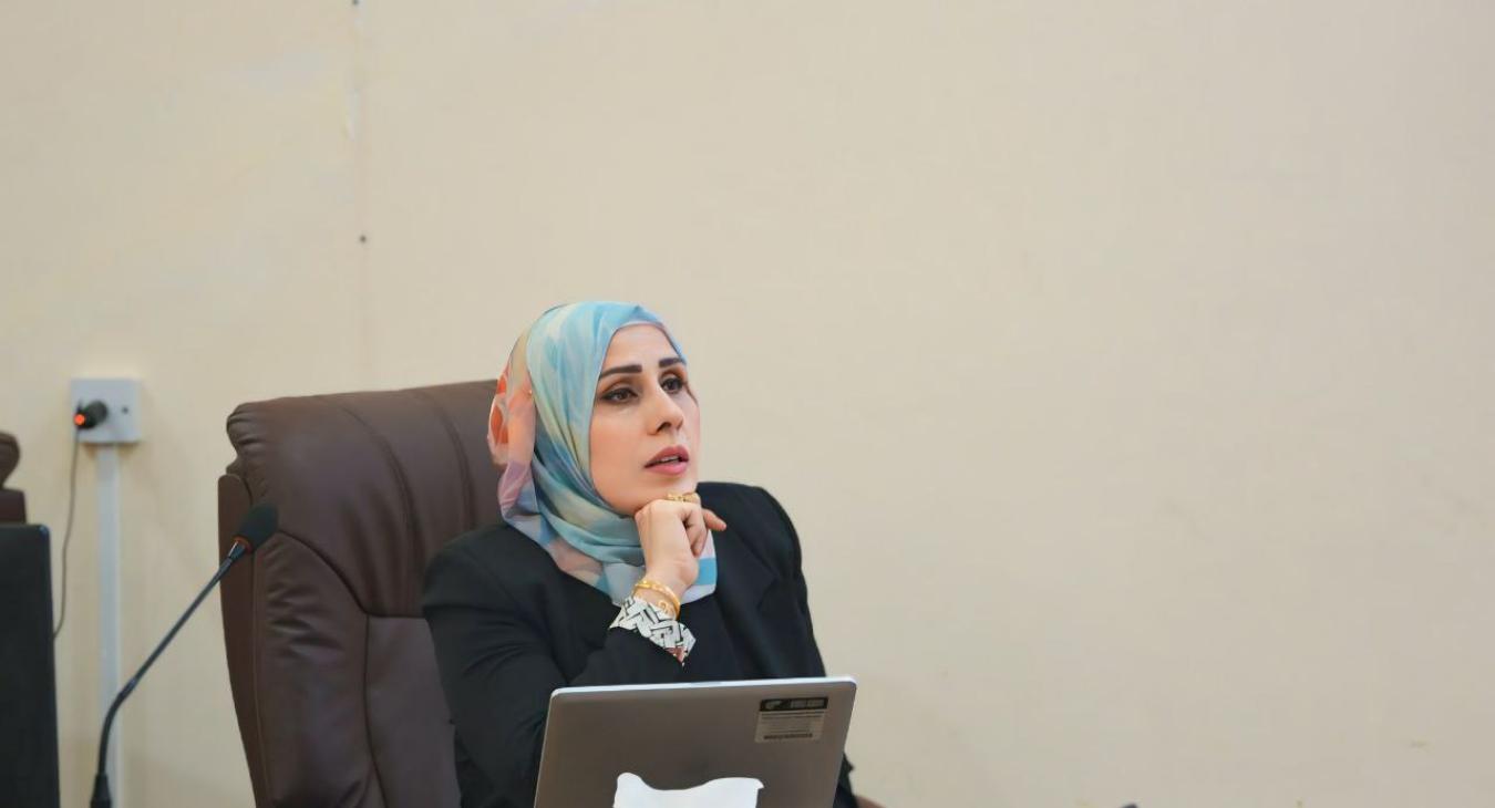 Launch of the training course on detecting meat fraud at the College of Veterinary Medicine in Fallujah.