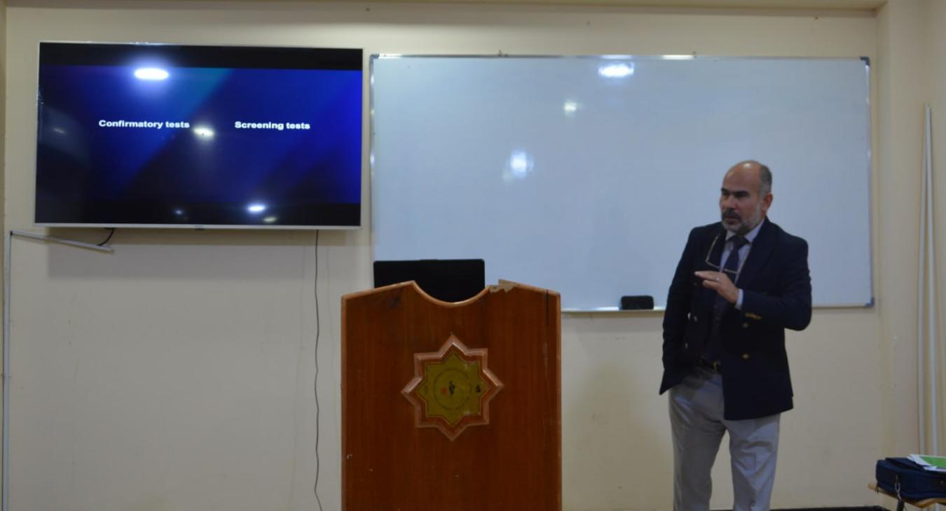 The College of Veterinary Medicine organizes the fifth seminar for the academic year 2024-2025 on "Evaluating the Accuracy and Reliability of Diagnostic Tests."