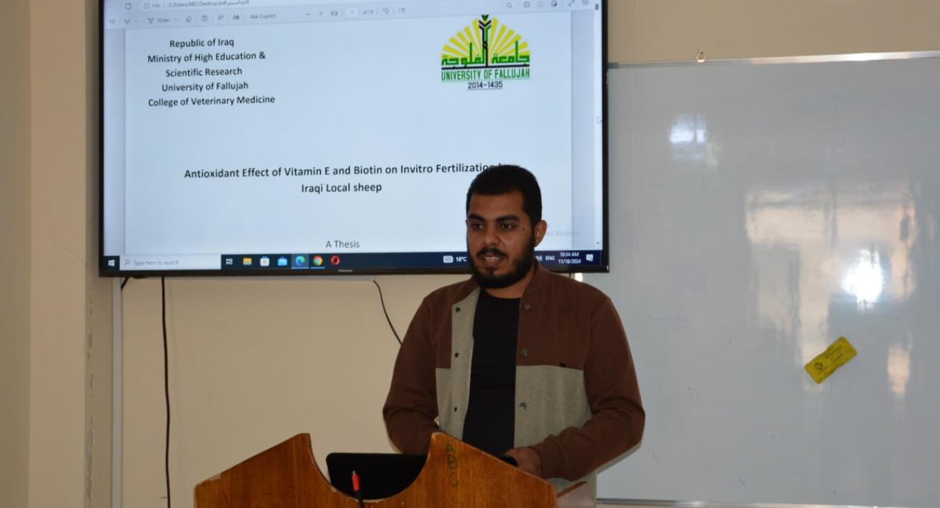 The Veterinary Surgery and Obstetrics Department Discusses Seminars Presented by Graduate Students