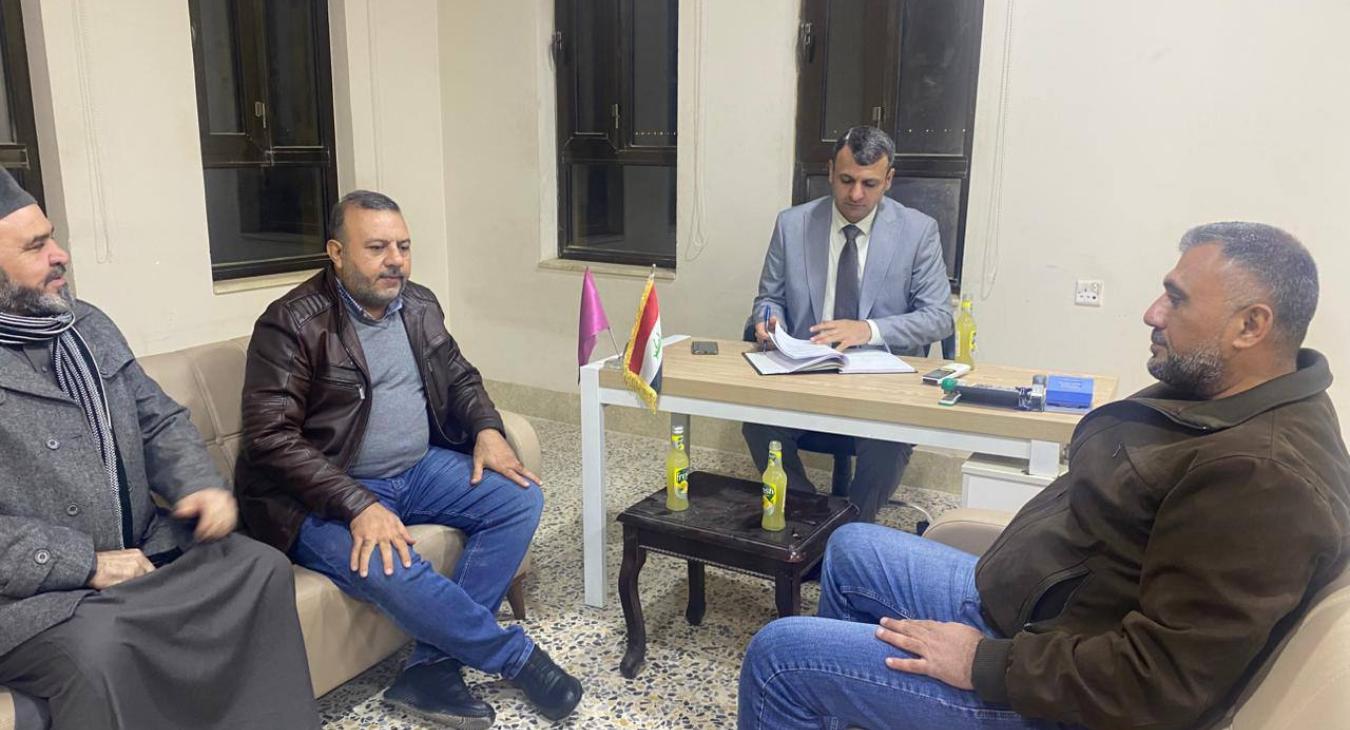 The Assistant Dean for Academic Affairs and Graduate Studies visits the university's dormitory complex.