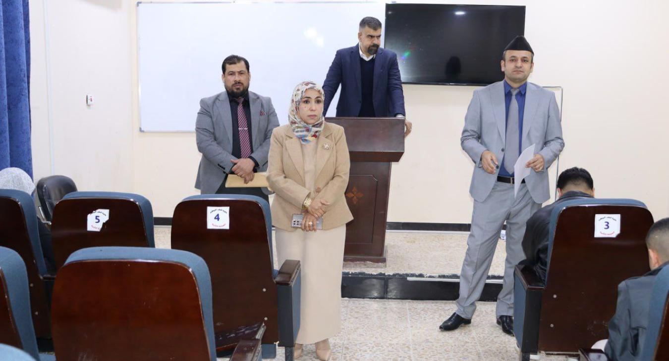 The College of Veterinary Medicine conducts final theoretical exams for first-year students for the first semester of the 2024-2025 academic year.