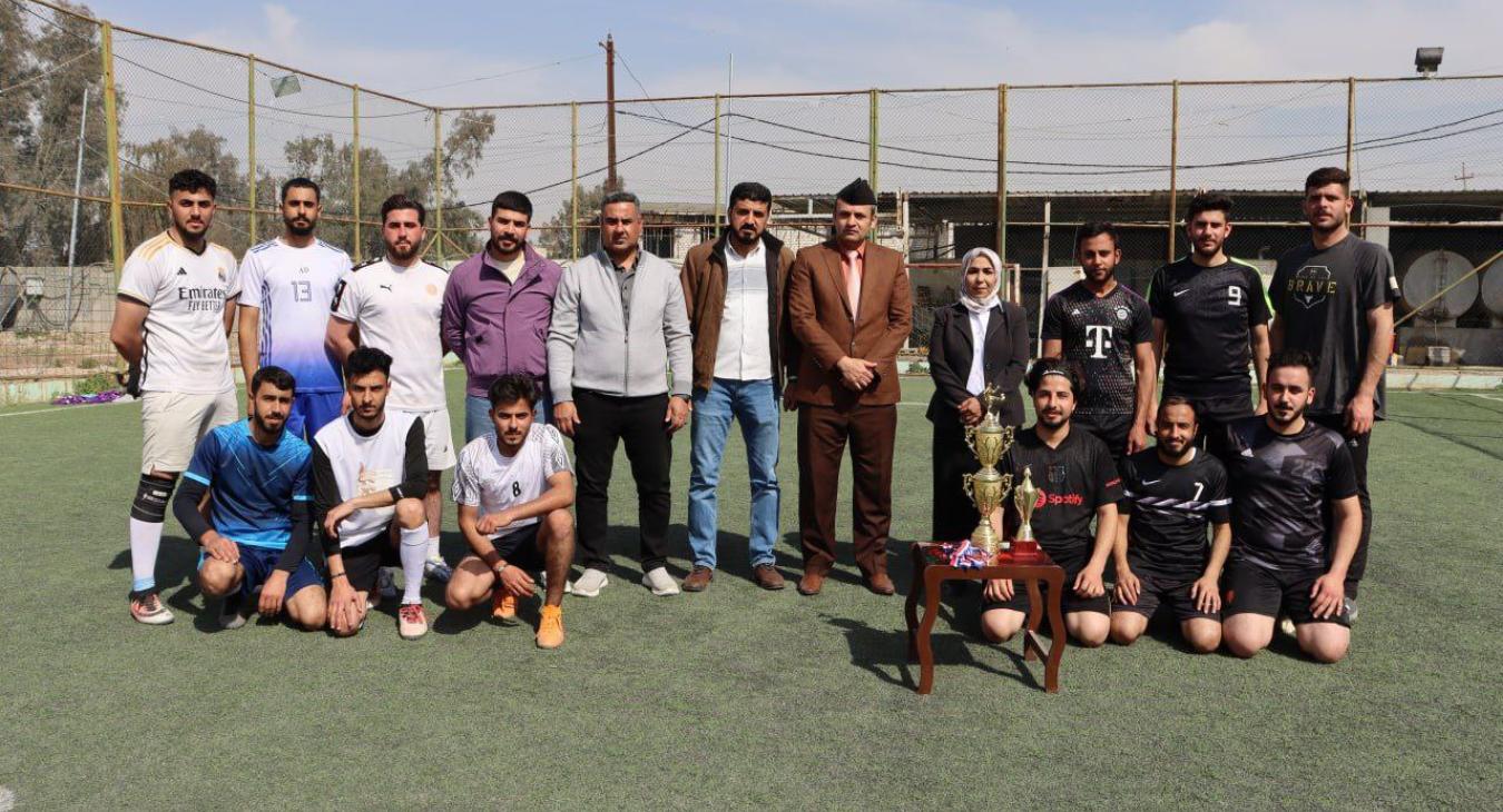 The fifth-stage team won the Lady Dean's Cup for five-a-side football after defeating the fourth-stage team.