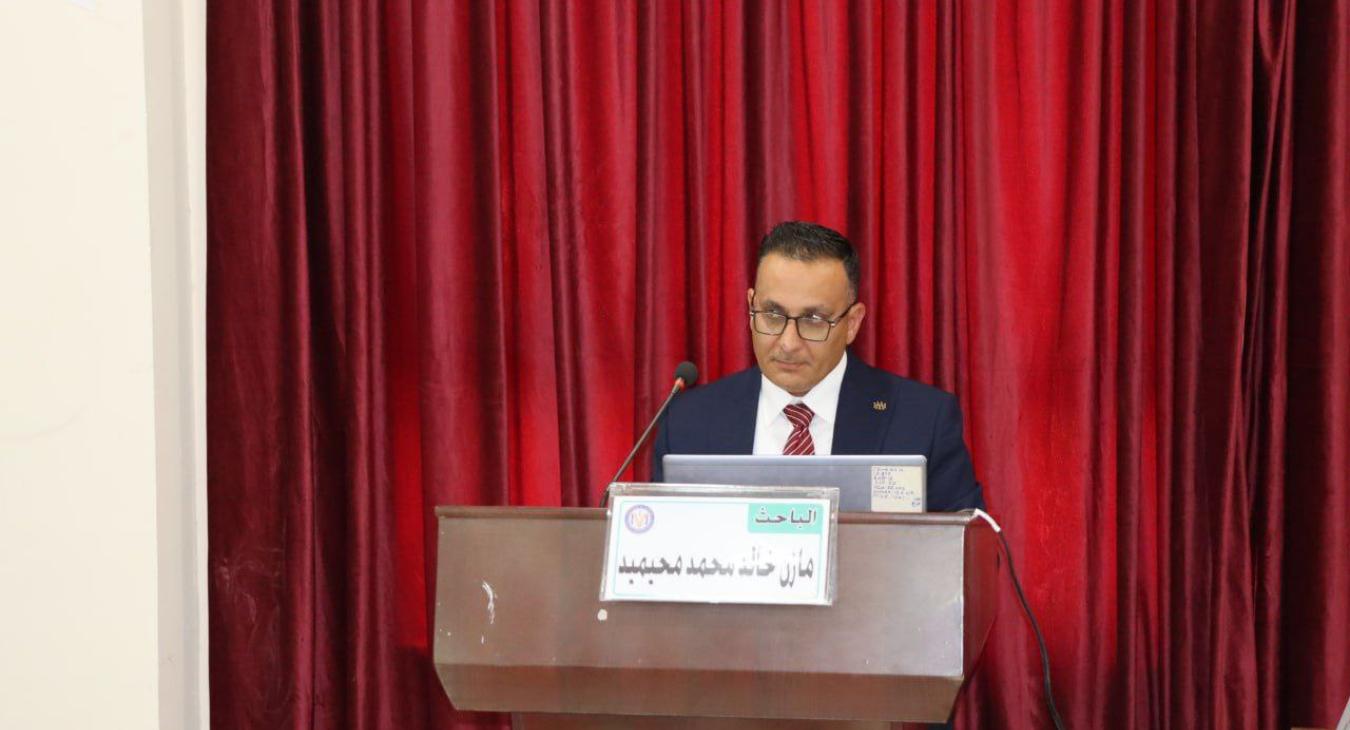The College of Veterinary Medicine discusses the master's thesis of student Mazen Khaled   specializing in obstetrics and reproductive diseases.
