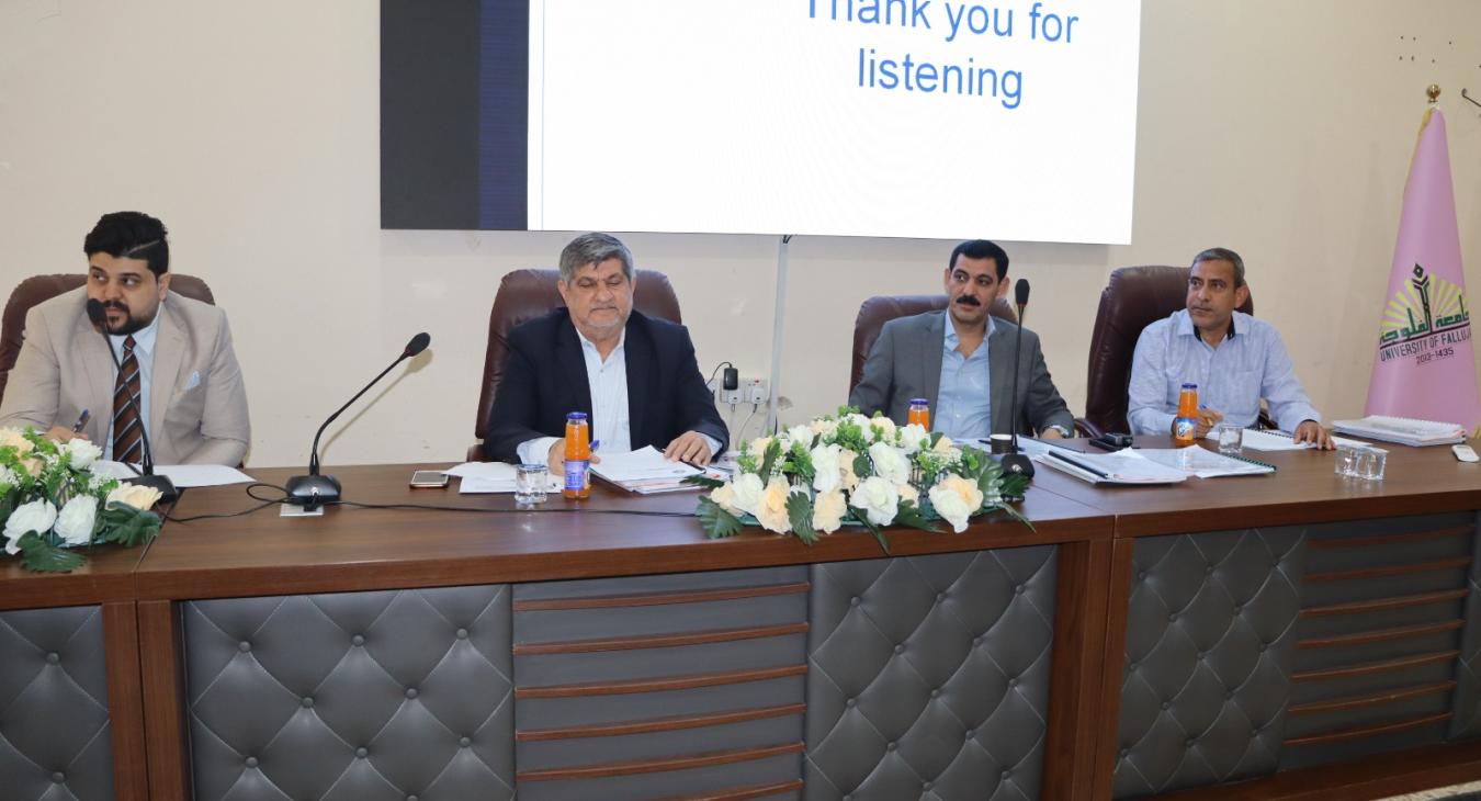 Graduation Research Discussions for Students of the College of Veterinary Medicine – University of Fallujah