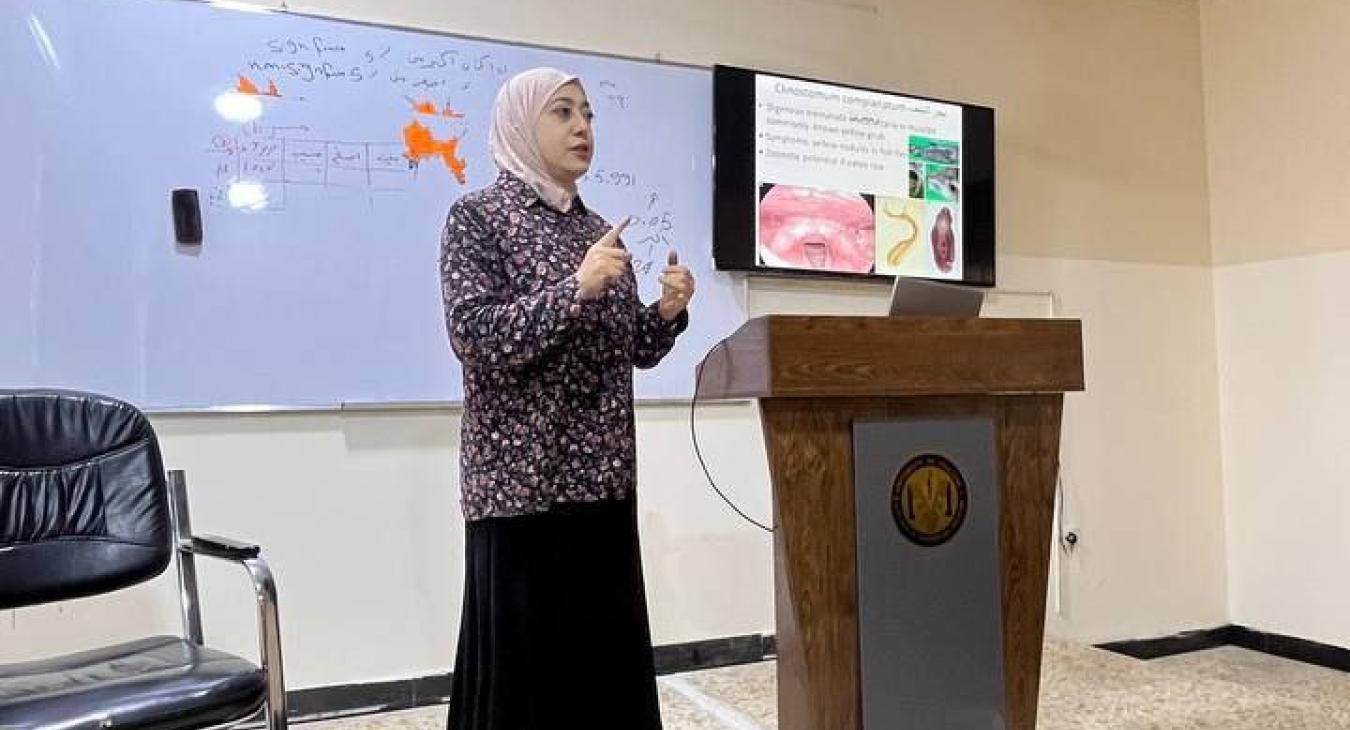 A Specialized Training Course on Aquatic Parasites and Fish Health at the College of Veterinary Medicine / University of Fallujah
