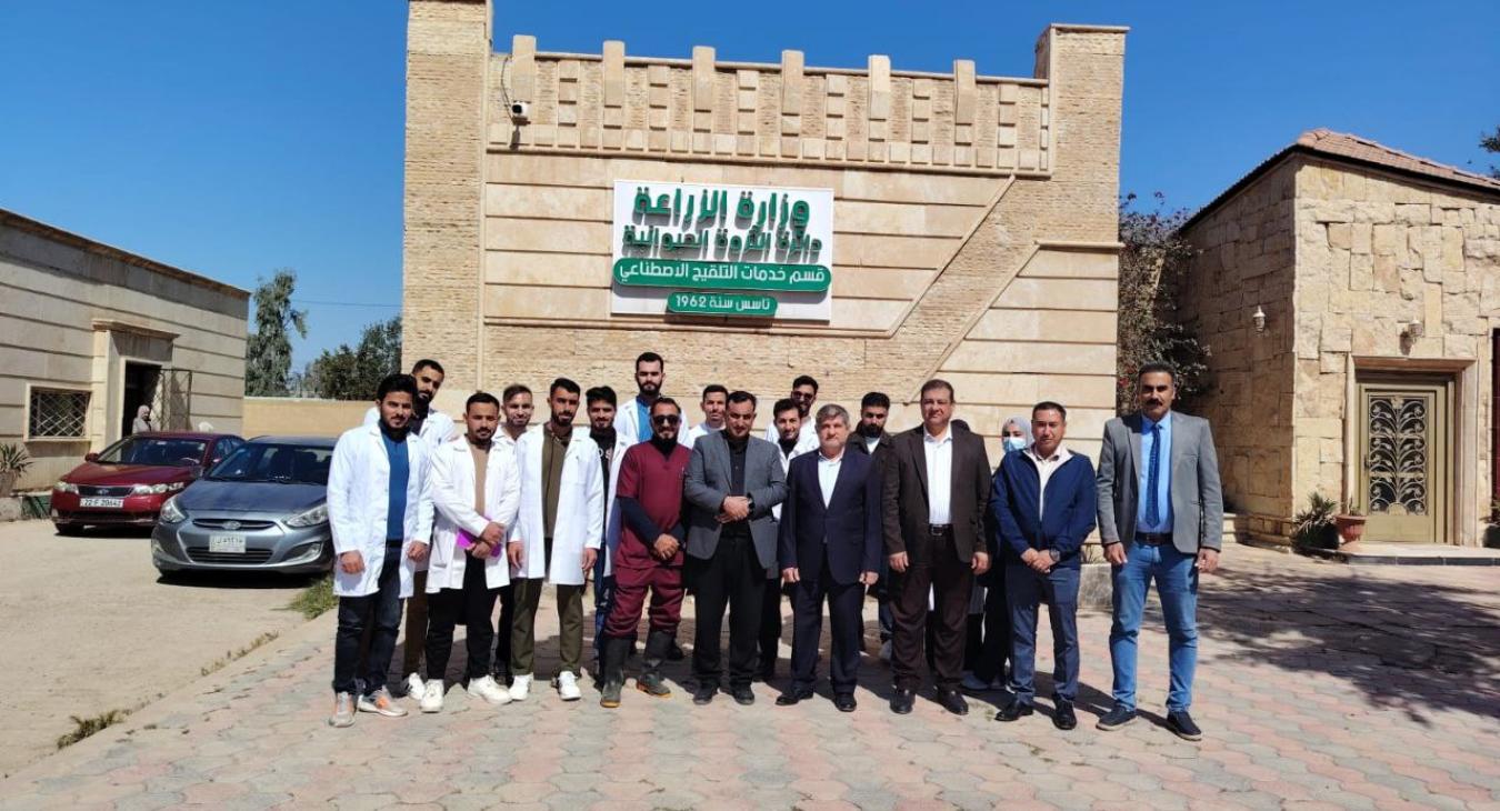 Scientific Visit of Fifth-Year Students to the Artificial Insemination Center in Baghdad.
