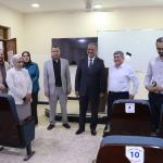 President of the University of Fallujah Inspects the Competitive Entrance Examination at the College of Veterinary Medicine